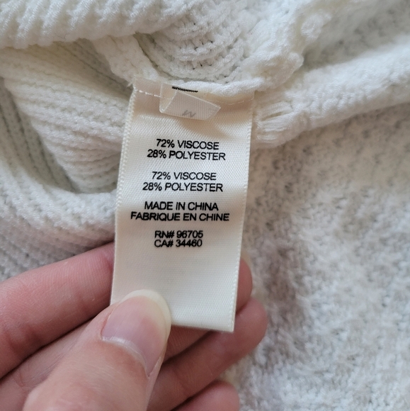 Rebecca Taylor White Viscose Knit Peplum Sweater Tank NWT Sizes XS & Medium - Picture 7 of 11